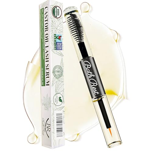 Organic Castor Oil Lash & Brow Growth Serum, 10ml