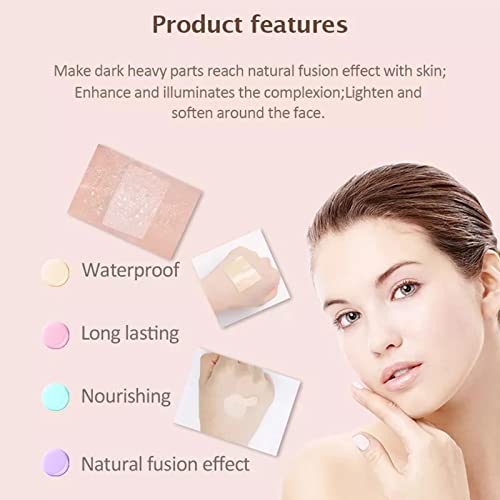 GCDAT Tri-Color Concealer Palette for Dark Skin - Full Coverage, Waterproof & Long Lasting
