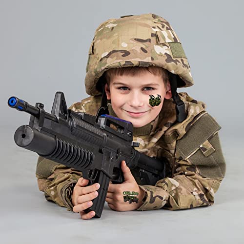 144 Camouflage Temporary Tattoos Military Party Favors