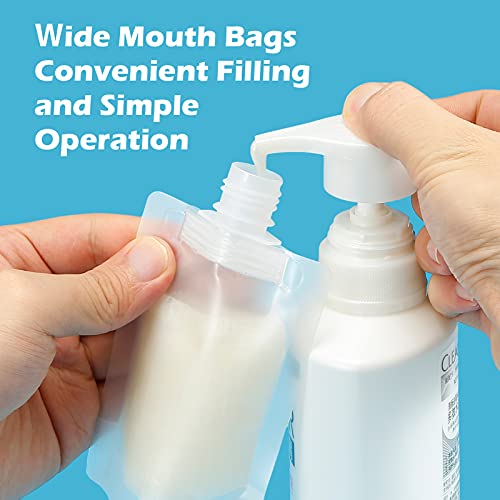 TailaiMei 12-Pack Refillable Travel Pouches TSA Approved