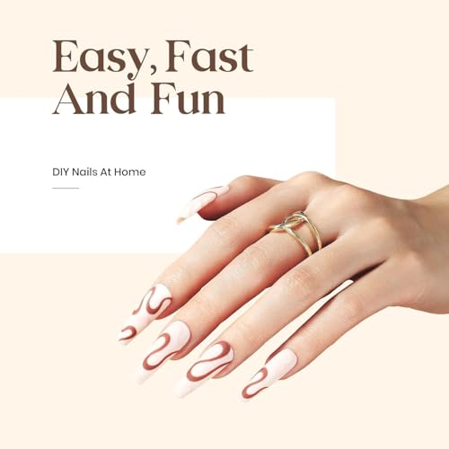 9-in-1 Nail Glue Set with No Wipe Base Coat & Top Coat - 15ml