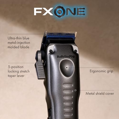 BaBylissPRO FXONE LO-PROFX Cordless Hair Clipper with Interchangeable Battery