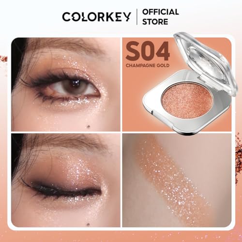 COLORKEY Stardust Diamond Eyeshadow - High-Pigment Shimmer