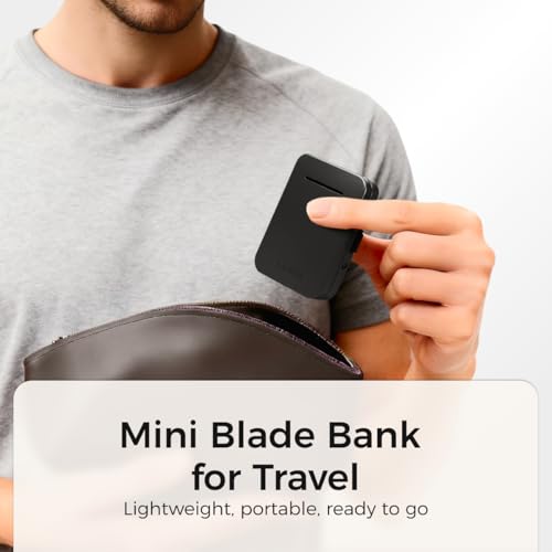 Razor Blade Bank for Used Double Edge Blades - Matte Black