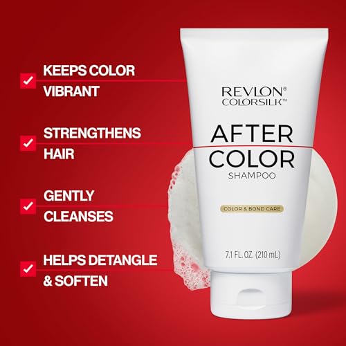 Revlon ColorSilk After Color Shampoo - Moisturizing & Vegan, 7.10 fl oz