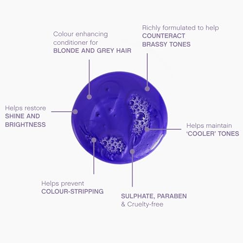 KEVIN.MURPHY BLONDE.ANGEL.WASH - Blonde Shampoo - Purple Shampoo for Blonde & Grey Hair - Colour Enhancement Hair Care - Colour Safe - Paraben & Sulphate Free - 250 mL /8.4 fl oz (Pack of 2)