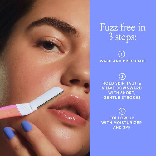 Billie Dermaplaning Face Razor for Women - 1 Handle + 3 Refills