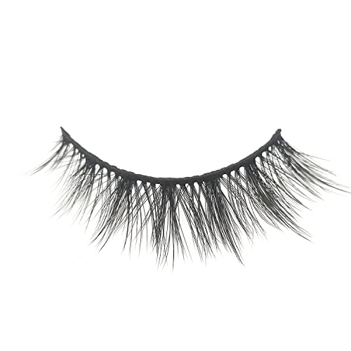 Crazy in Love - Reusable & Natural Looking Lash Wispies. Handmade from Ultra-Fine Korean Silk. Lightweight Eyelash for that Everyday Look (1 Pack)