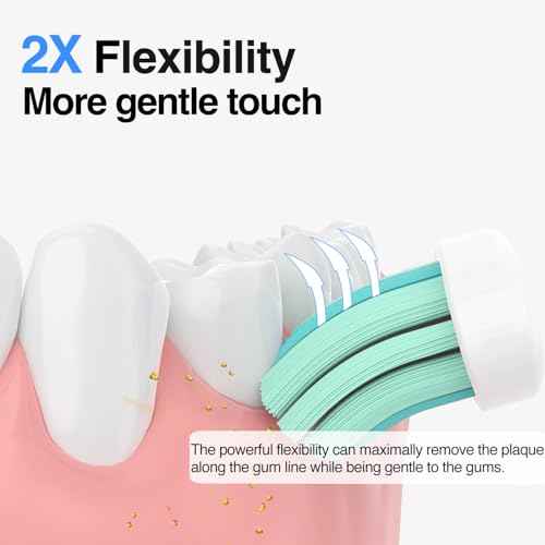 Replacement Toothbrush Heads for Philips Sonicare Replacement Heads,Electric Replacement Brush Head Compatible with Phillips Sonicare Electric Toothbrush C2,C1,4100,for Philips Sonic Care Brush,6 Pcs