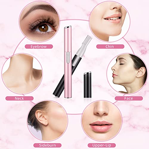 Precision Eyebrow Trimmer for Women - Portable Electric Shaver