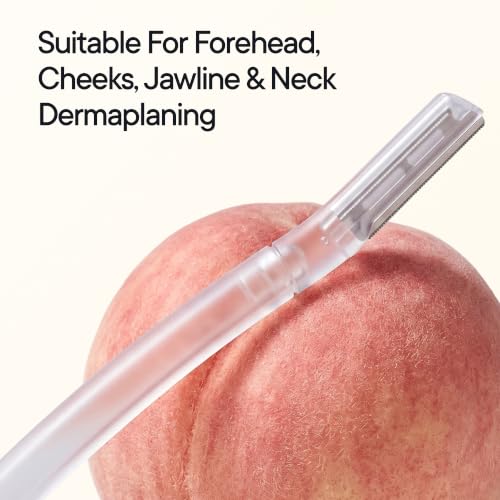 CAVEEM Dermaplane Razor for Women & Men - 6 Pack Facial & Eyebrow Shavers, Gentle Exfoliation & Hair Removal Tool