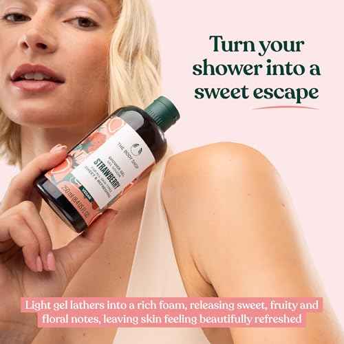 The Body Shop Strawberry Gift Set - 3 Piece Set, Includes Shower Gel, Body Yogurt, Hand Cream, Vegan