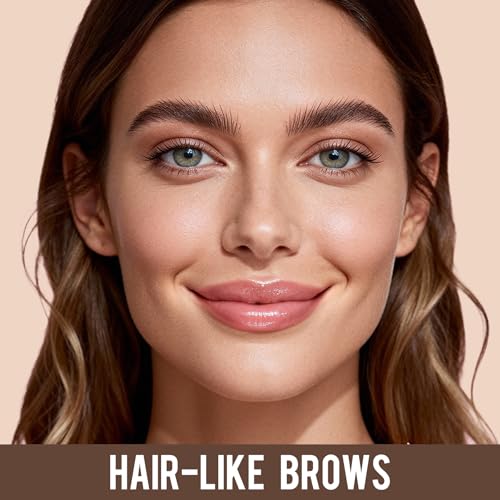 Vevivia Eyebrow Pencil 2 Pack - Waterproof Dark Brown