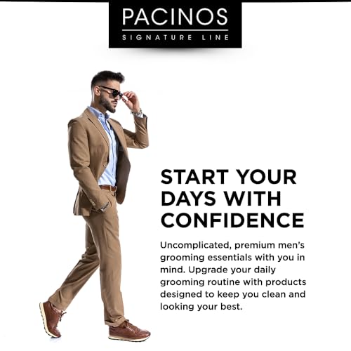 Pacinos Derma Blades for Men - Precision Straight Razor Beard Care Exfoliation Tool with 100% Stainless Steel Blades