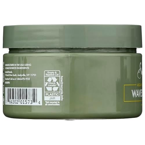 SheaMoisture Men Waves Pomade Argan Oil and Shea Butter - Hair Care Styling Product for Frizz Control and Waves - Men's styling hair wax 4 oz (1)