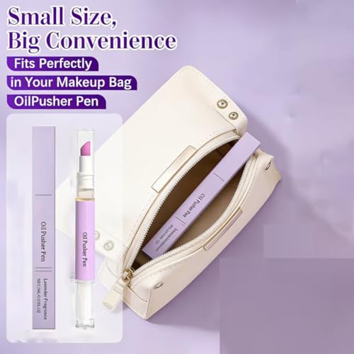 2-in-1 Cuticle Oil Pusher Pen with Lavender Moisturizer