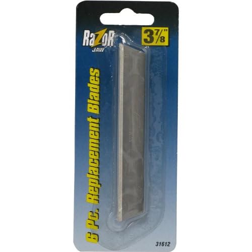 Allied Tools 31612 6 Pc. Razor Jaw Replacement Blades - 3 7/8"