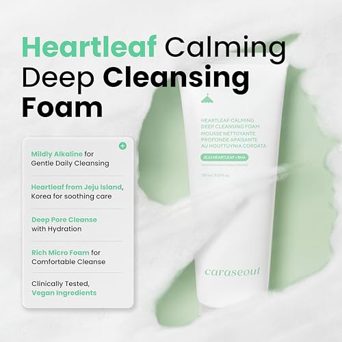 Caraseoul Heartleaf Calming Deep Face Wash 150ml