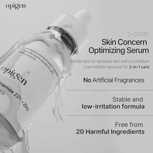 Niacinamide 22% + Zinc Serum for Face, Pore Reducer, Diminishes Acne Prone, Skin Balancing Pore Reducing, Korean Skin Care, 1oz