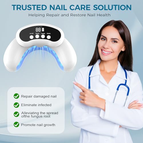 Nail Fungus Laser Treatment Device | Cordless LED Light Portable