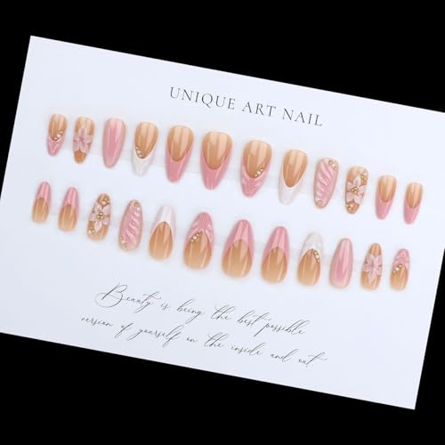 Press On Nails Kit - 24pc Salon Almond Nails