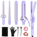Ufree 5-in-1 Curling Iron Set with Interchangeable Barrels