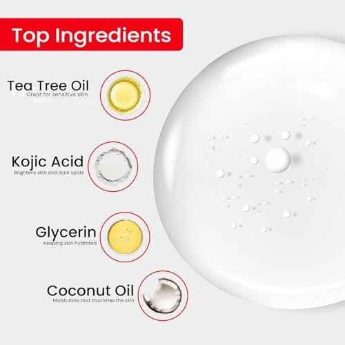 Kojie San Skin and Body Soap ? Original Kojic Acid, Soap Bar with Coconut & Tea Tree Oil ? 3 x 65g Bars
