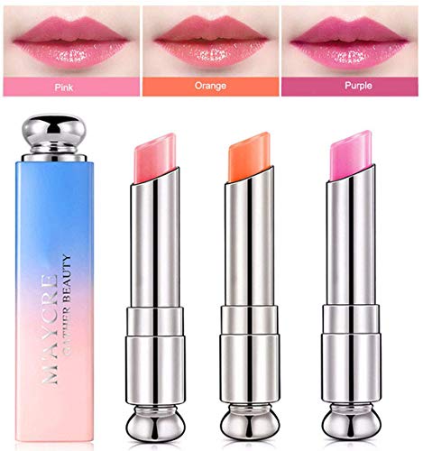 Temperature Color Changing Jelly Lipstick Set - 3 Colors