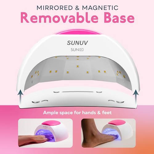 SUNUV SUN2C Professional UV LED Nail Lamp with Auto Sensor & 4 Timers