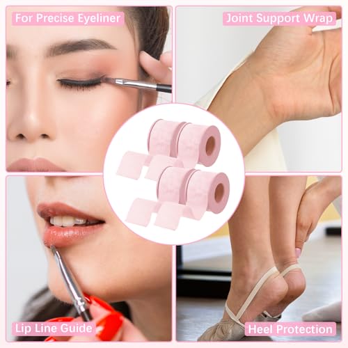 Lash Extension Tape - 4 Rolls, Breathable Silicone Gel, Sensitive Skin