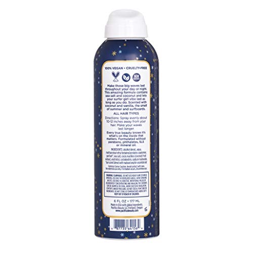 Pacifica Coconut Sea Salt Vanilla Hairspray & Detangle Spray Bundle