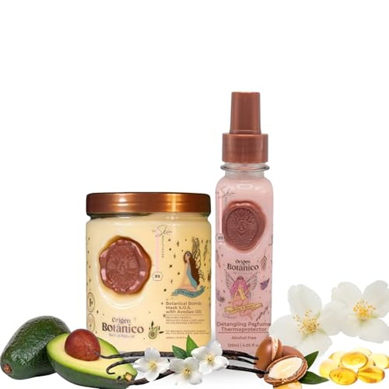 Vegan Organic Keratin Hair Treatment Kit - Straighten & Repair