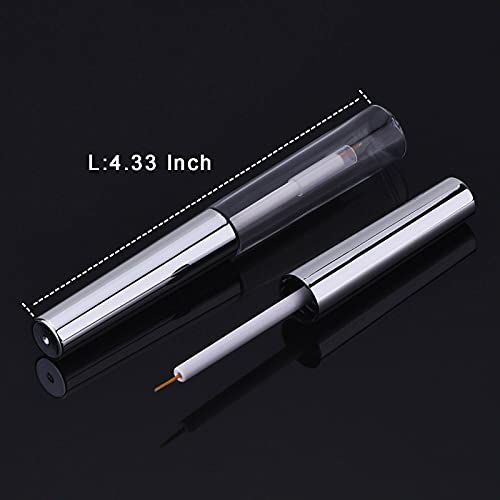DIY Mascara & Eyeliner Tubes Kit, 8ml & 7ml Empty Bottles with Wands