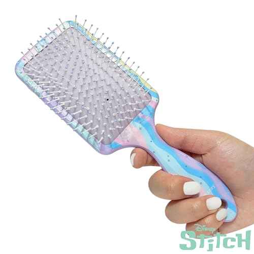 LUV HER Lilo & Stitch Kids¡¯ Detangling Hair Brush ? Fun Stitch Design, Gentle on Wet & Dry Hair, Ideal for Kids Ages 3+, Makes Hair Care Fun and Easy