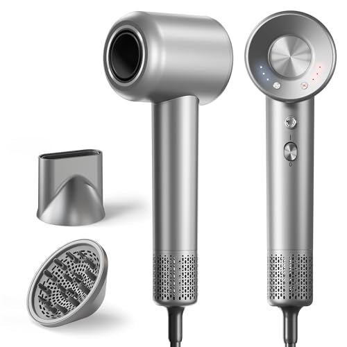 Ionic Hair Dryer 160000 RPM, 10 Modes, 49dB Quiet