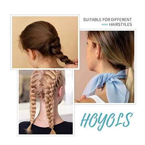 HOYOLS 1500 Pcs Brown Elastic Hair Bands ? Small TPU Rubber Bands for Girls & Women, No Damage Hair Ties, Stretchy Ponytail Holders for Fine, Thin to Medium Hair (Brown)