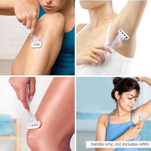 2 Pack Replacement Razor Handle Compatible with Venus only, Pink