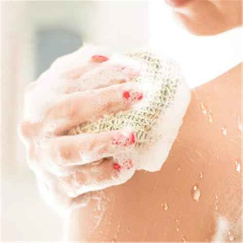 Natural Sisal Soap Saver Bag for Organic Soap Pouch for Exfoliating Lathering and Air-Drying During Showers 4 Pcs