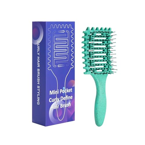 Compact Mini Hair Brush for Travel - Detangler for All Hair Types