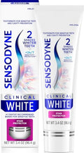 Sensodyne Clinical White Whitening Toothpaste for Sensitive Teeth, 3.4 oz