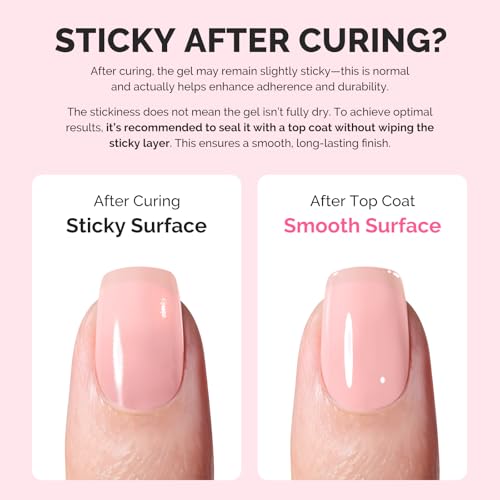 MelodySusie 7-in-1 Clear Builder Gel for Nails, 15ml Rubber Base Gel