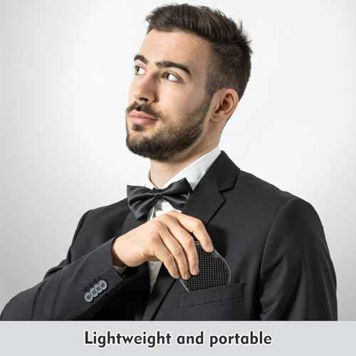 6 Pcs Palm Combs for Men, Massager Hair Brush Comb,Shower Comb,pocket brush