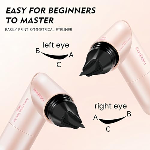 2 Pack Wing Eyeliner Stamp Set - Waterproof Cat Eye