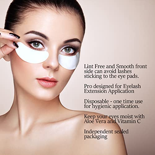 GreenLife 150 Pairs Hydrogel Eye Pads for Lash Extensions
