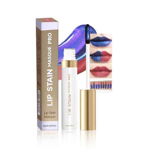 Lip Stain - Wipe-Off &Peel Off Lip Color | Waterproof, Long Lasting, Transfer-Resistant, Smudge-Proof Lip Tint | Easy Wipe Finish, High Pigment | All-Day Vibrant Kiss-Proof Lip Stain, muted rose beige