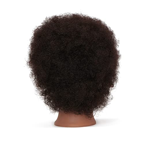 Hairingrid Afro Mannequin Head with 100% Human Hair & Clamp