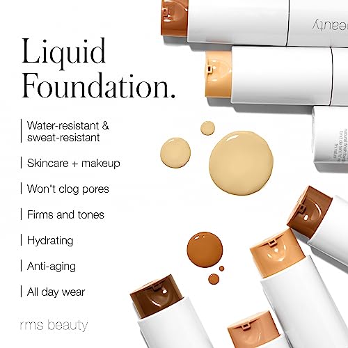 RMS Beauty ReEvolve Liquid Foundation 11.5 Full Size – Natural Finish, 1 oz