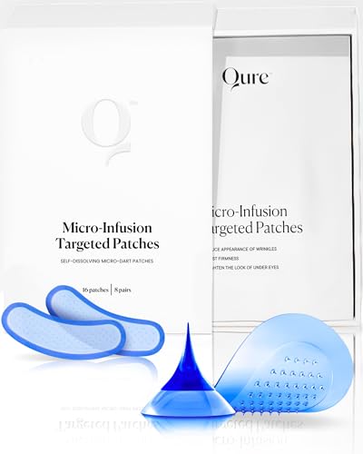 Qure Micro-Infusion Under Eye Patches with Retinol & Peptides - 8 Pairs