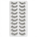 LZM Self Adhesive Eyelashes - 12mm Preglued Natural Strip Lashes