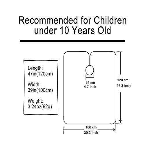 Kids Barber Cape 39x51 in | Waterproof Hair Cutting Apron